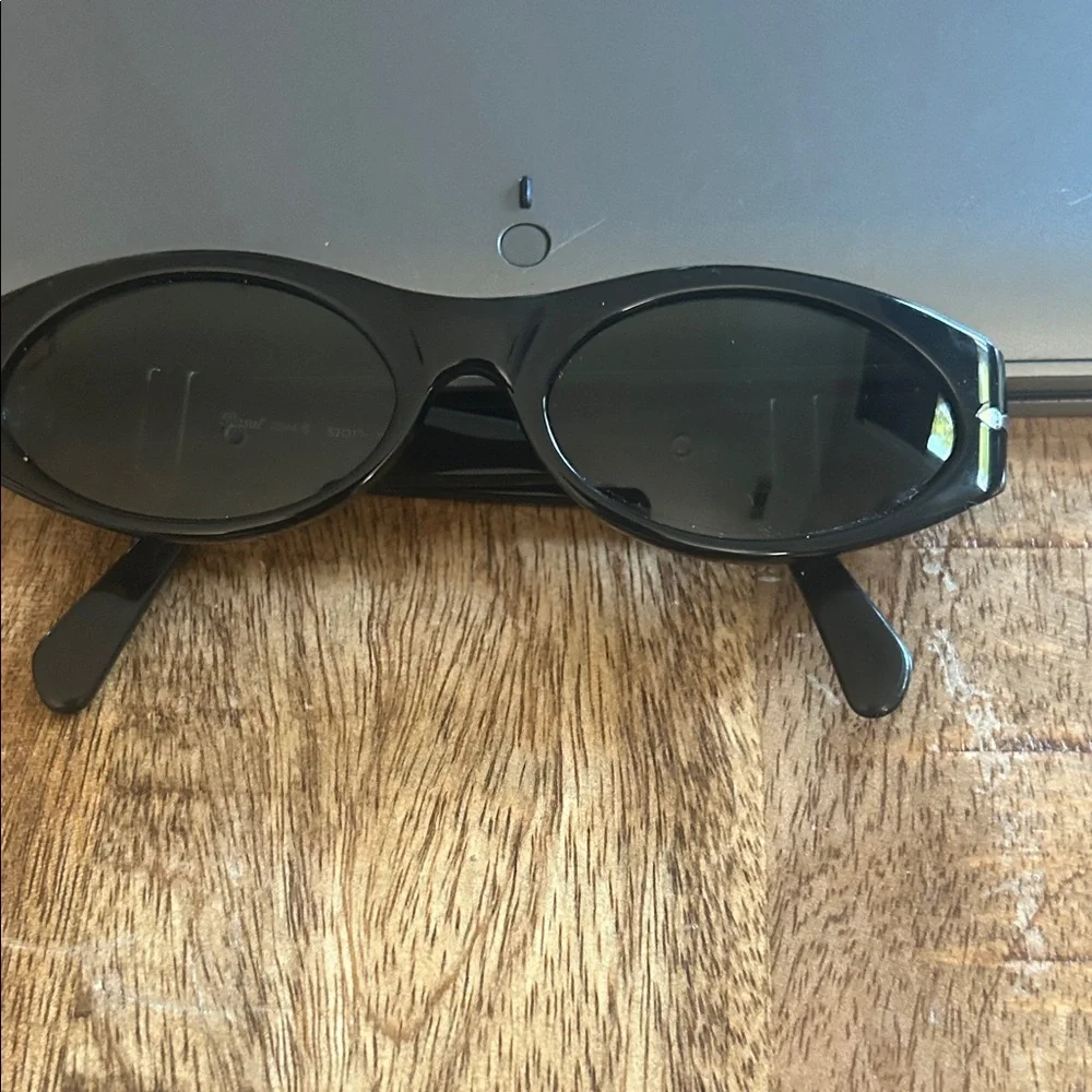 Persol Black Oval Sunglasses